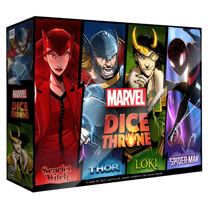 Marvel Dice Throne: Scarlet Witch v. Thor v. Loki v. Spider-Man - Box