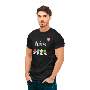 T-Shirt "The Meeples" Μαύρο