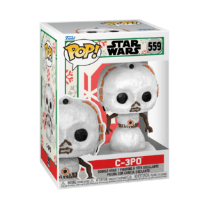 Funko Pop! Disney Star Wars: Holiday - C-3PO (SNWMN) #559 Bobble-Head Vinyl Figure
