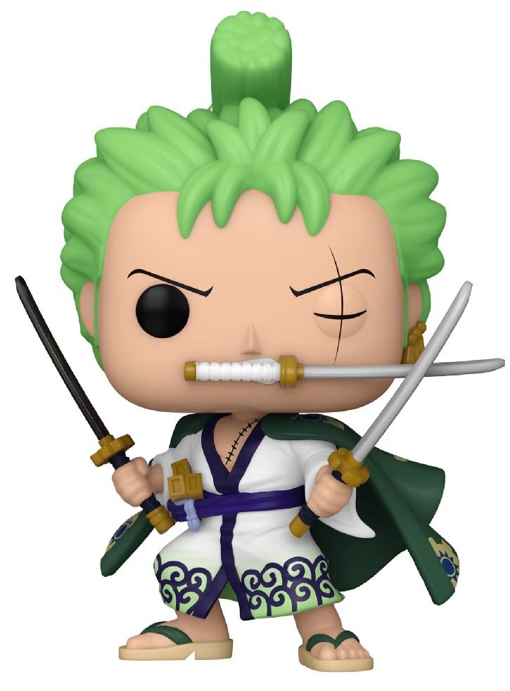 Funko Pop! Animation: One Piece - Roronoa Zoro (Glows in the Dark) (Special Edition) #923 Vinyl Figure - Image 2