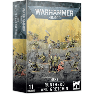 Warhammer 40000 - ORKS: RUNTHERD AND GRETCHIN