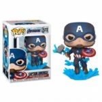 Funko Pop! Marvel: Avengers Endgame - Captain n America With Broken Shield & Mjolnir #573 Bobble-Head Vinyl Figure