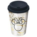 Stor Disney: Minnie Mouse Small Plastic Double-Walled Coffee Tumbler (390ml) (01048)