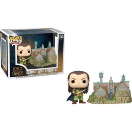 Funko Pop! Town: The Lord of the Rings - Elrond with Rivendell #1747 Vinyl Figures
