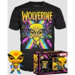 Funko Pop! Tees: Marvel X-Men Wolverine (Blacklight) (Special Edition) #802 Bobble Head