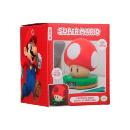 Paladone: Super Mario - Mushroom Digital Alarm Clock