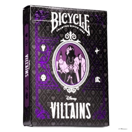 Bicycle Playing Cards Disney Villains - Purple