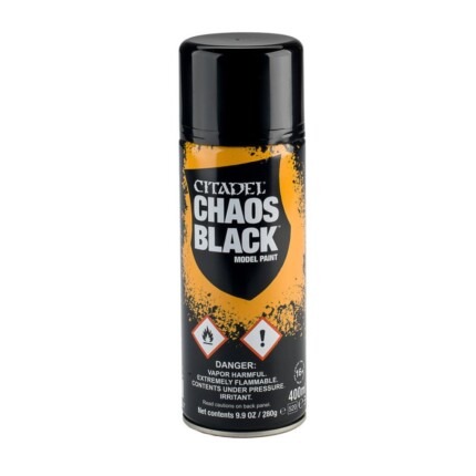 Citadel Colour CHAOS BLACK SPRAY PAINT