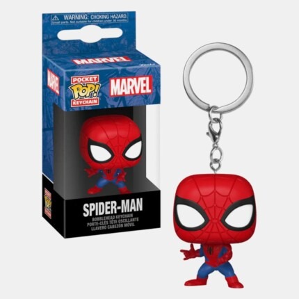 Funko Pocket Pop! Marvel: Spider-Man Bobble-Head Vinyl Figure Keychain