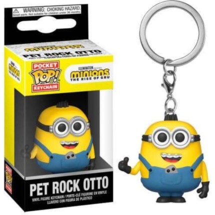 Funko Pocket Pop!: Minions The Rise Of Gru - Pet Rock Otto Vinyl Figure Keychain
