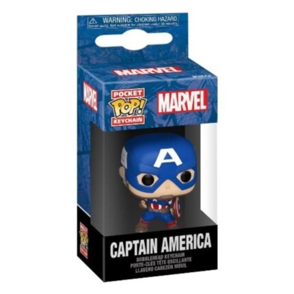 Funko Pocket Pop: Marvel New Classics - Captain America Vinyl Figure Keychain