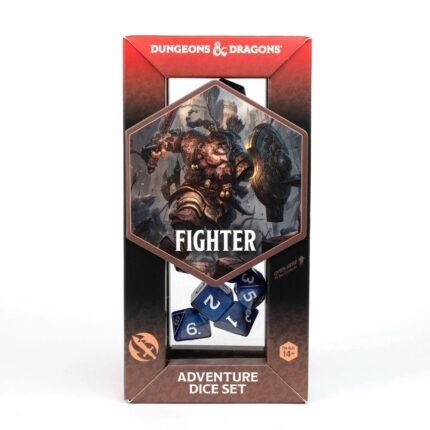 Dungeons & Dragons: Adventure Dice Set - Fighter Blue