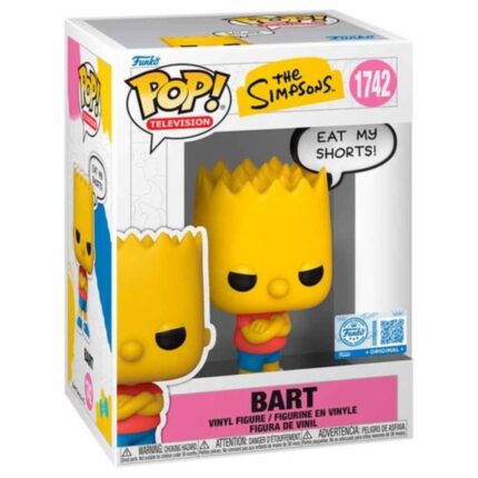 Funko Pop! Television: The Simpsons - Bart (Eat My Shorts) #1742 Vinyl Figure