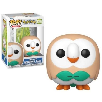 Funko Pop! Games: Pokemon - Rowlet Brindibou Bauz #1092 Vinyl Figure