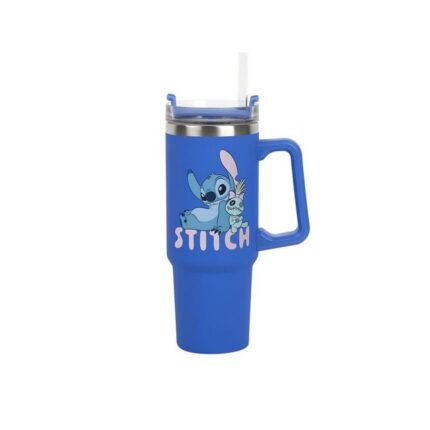 Paladone: Stitch - Blue 900ml Multiway Travel Cup and Straw