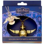 Carat Shop Harry Potter Golden Snitch Watch Necklace