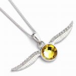 The Carat Shop Harry Potter - Sterling Silver Golden Snitch Necklace