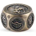Octagon Spinner Dice Bronze