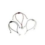 Carat Shop Harry Potter - Deathly Hallows Friendship Bracelet Set Multi