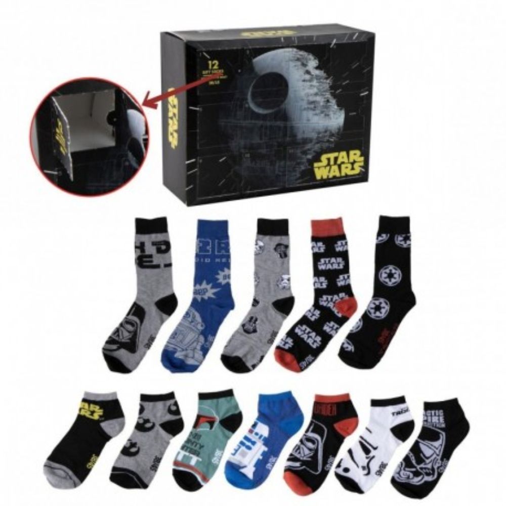 889698724357 - 2026-07-09T145429.115 Star Wars Socks 12-Pack 38-45 - Image 1