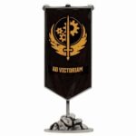 Fallout Brotherhood of Steel Metal Desktop Banner Limited Edition - Image 2